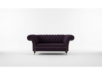 Canapé Këssen Canapéen Nei Canapé 2 Sëtzer Design Chesterfield Stoff Couch