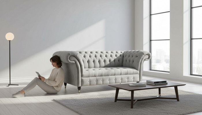 Design Couch Sofas Stoff Modern Sofagarnitur 2-Sëtzer Polster.