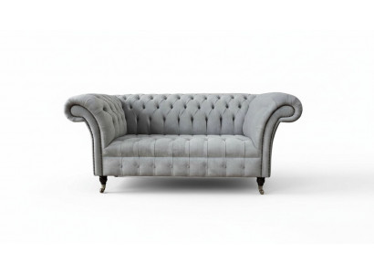 Design Couch Sofas Stoff Modern Sofagarnitur 2-Sëtzer Polster.