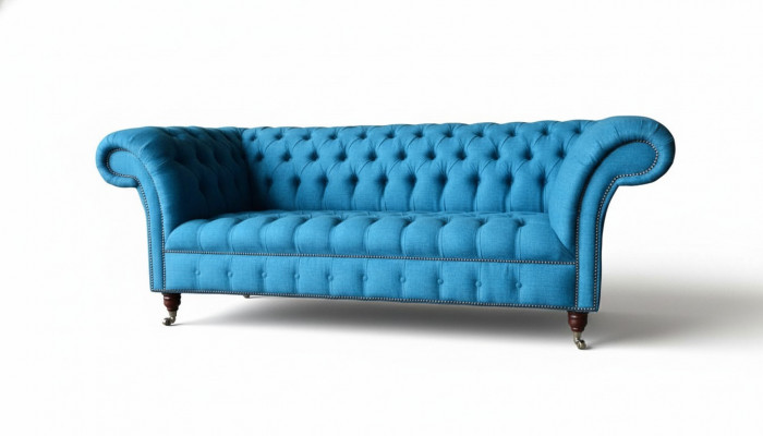 Chesterfield Sofa Cannapé Polster Designer 3 Sëtzer Sofas Nei Dräisëtzer