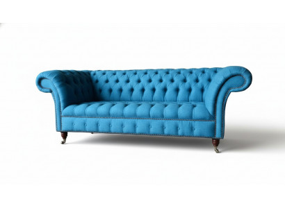 Chesterfield Sofa Cannapé Polster Designer 3 Sëtzer Sofas Nei Dräisëtzer