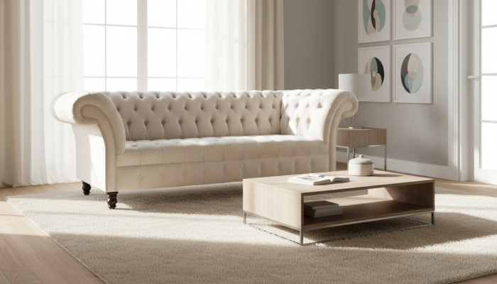 Canapé 3 Plazen Canapé Couchage Polster Modern Stoffcanapé Sëtz Dräisitzer Nei