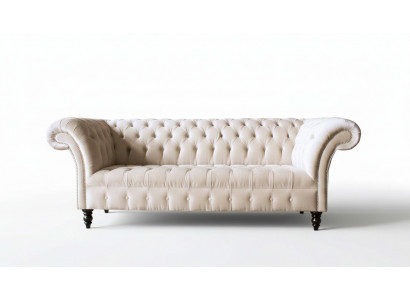 Canapé 3 Plazen Canapé Couchage Polster Modern Stoffcanapé Sëtz Dräisitzer Nei