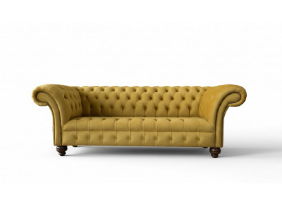 Canapé dräi Sëtzer Canapéen Sëtz Couch Polster Chesterfield Couchen Dräisëtzer Textil