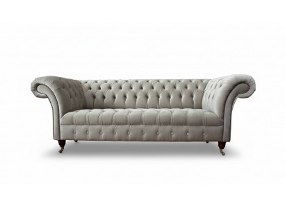 Chesterfield Sofa 3 Sëtz Polstersofas Sofen Couch Dräisëtzer Gro Nei