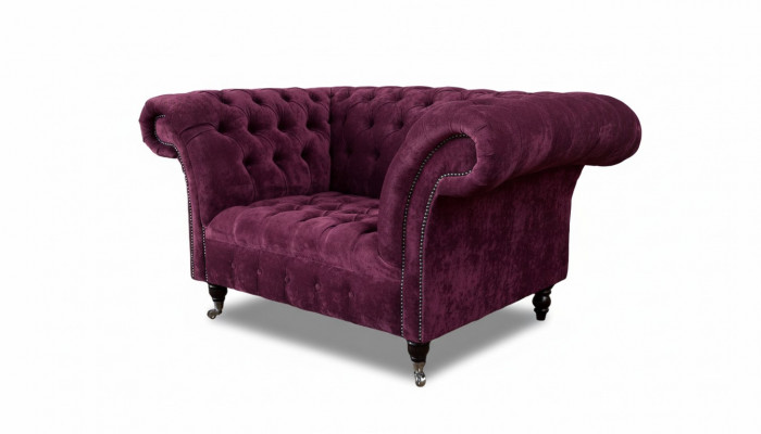 Sessell Oueresessel Luxus 1 Sëtzer Eensëtzer Polster Design Stoff Modern