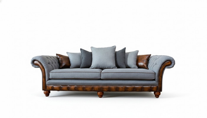 Canapé Stoff Canapéen Stoff Canapé Wohnzimmerdesign 4-Sëtzer Nei