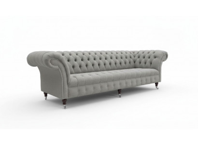 Groue Véiersëtzer Canapé Stoff Wunnzëmmer Design Canapéë Këssen Canapéen Nei