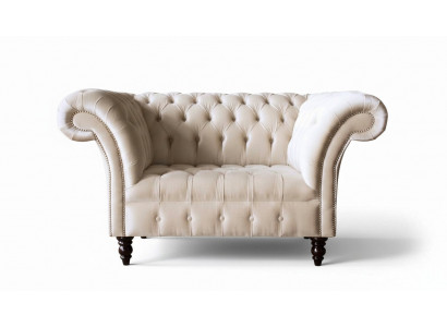 Couch Këssen Sofa Textil Chesterfield Couches 1,5 Sitzverwand Einsitzer Rosa