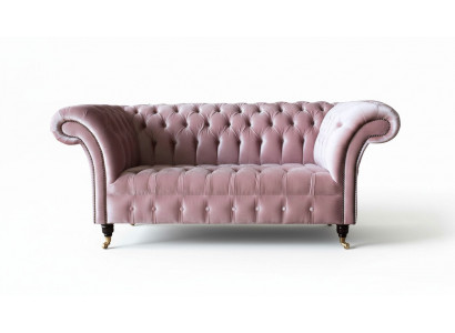 Chesterfield Zwee-Sëtzer 2 Sëtz Couch Polster Sëtz Sofa Couchen Design