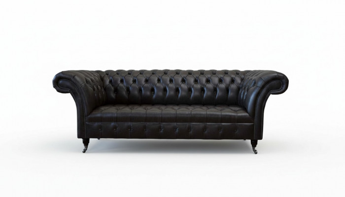 Chesterfield Design Luxus Polster Canapé Modern Couch Sëtz Lieder Liederkanapé