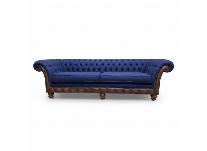 Moderne Sofa Chesterfield 4 Sëtz Luxus Sofas Stoffsofa Wunnzëmmer Canapé Neit