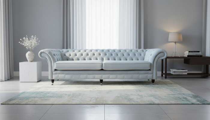 Wunnzëmmer Sofa 4 Sëtzer Luxus Designer Couch Polstersofa Modern