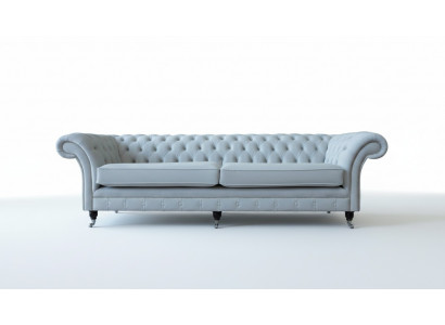 Wunnzëmmer Sofa 4 Sëtzer Luxus Designer Couch Polstersofa Modern