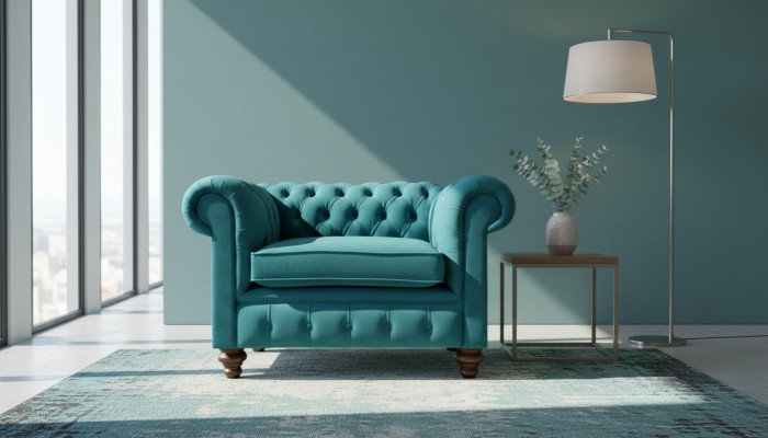 Sessell 1 Plaz Chesterfield Polster Couch Design Luxus Canapé Couch Nei