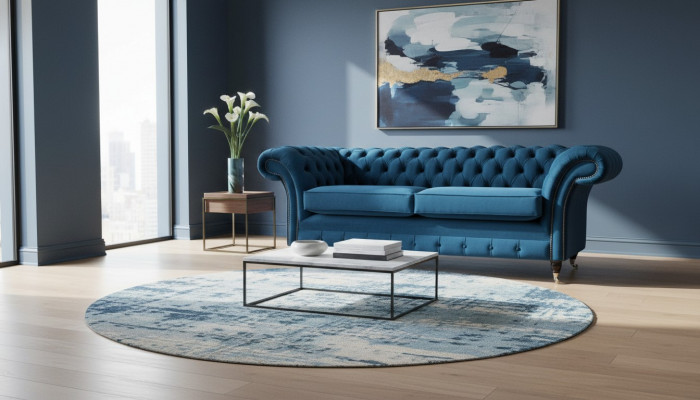 Luxus Polstersofa Drësëtzer Couch Wunnzëmmer Sëtzpolster Couchen Nei