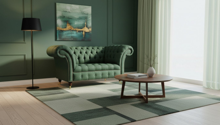 Gréngen Sessle Sofa Canapé Poliester Luxus Klassesch Textil Canapéen Neien