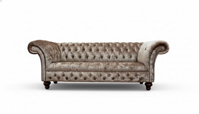 Chesterfield Sofa 3 Sëtz Polster Design Couchen Sofas Modern Dräisëtzer