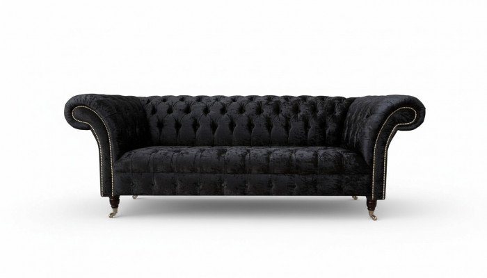 Sofa Luxus Textil Chesterfield Canapé Sofas Polster Zweisitzer Canapéen