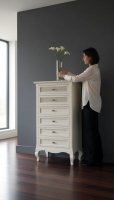 Kommode Holz Italienesche Stil Miwwelen Luxus Wäiss Kommoden Sideboard Nei