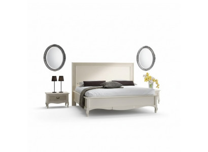 Bett 2x Nuetsdëscher 3 Stéck Schlofkummer Set Miwwelen Modern Luxus Better