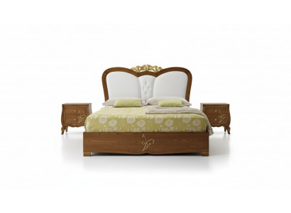 Schlofzëmmer Set Bett + 2x Nuetsdëscher Better Italienesch Miwwelen 3stéck.