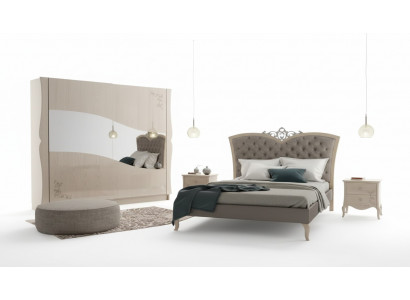 Schlofkummer Bett 2x Nuetsdëscher Luxus Komplett Setzer Miwwelen Zëmmer 4tl.