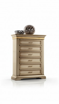 Schlofzëmmer Design Kommode mat Tiräng Design Italienesch Miwwelen