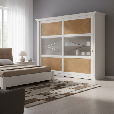 Designer Kleederschief Miwwelen Wunnen Miwwelen Holz Kleederschaf Wäiss
