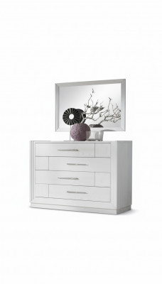 Modern Kommode 2-Deeler Set Stil Modern Kommode Spigel Italienesch Miwwelen