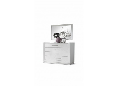 Modern Kommode 2-Deeler Set Stil Modern Kommode Spigel Italienesch Miwwelen