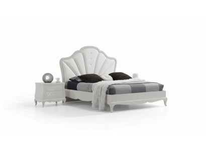 Schlofzëmmer 3 teileg Set Bett 2x Nuetsdëscher Modernen Design Gro Betten