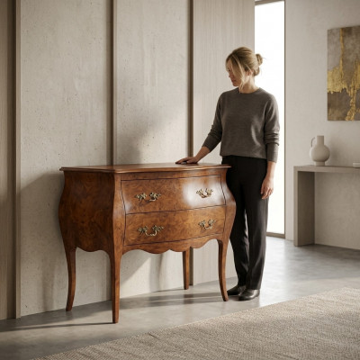 Italienesch Miwwelen Braun Kommod Designer Miwwelen Holz Schlofkummer Nei