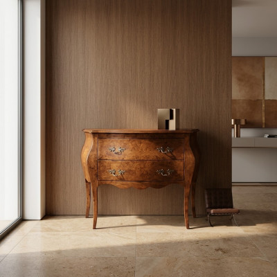 Italienesch Miwwelen Braun Kommod Designer Miwwelen Holz Schlofkummer Nei