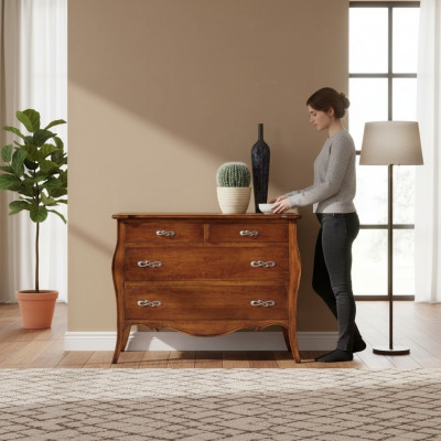 Italienesch Miwweldesign Kommod Schaf Braun Luxus Holzmiwwelen Neien