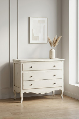 Italienesch Miwwelen Stil Wäiss Kommod Anrichte Designer Miwwelen Holz Nei