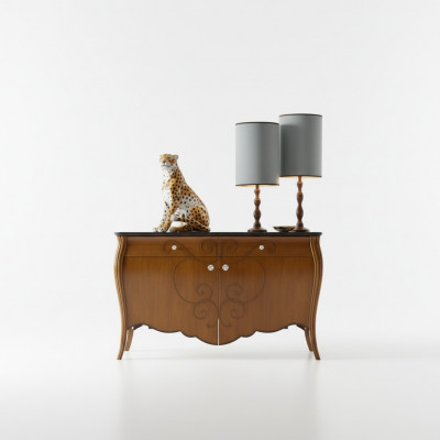 Buffet Braun Holz Kommoden Italienesch Miwwelen Ariichtung Schiefcher