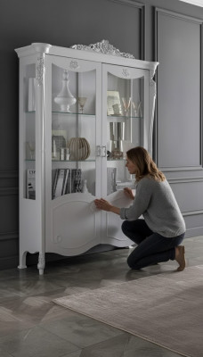Luxus Stil Schaf Anrichte Vitrinen Design Italienesch Miwwelen