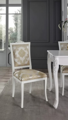 Luxus Design Polster Stull Stullën Sëtz Iesszëmmer Massiv Holz Design Nei