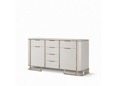 Sideboard Italienesch Holz Miwwel Design Luxus Wäiss Kommode Schaf Nei