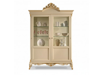 Design Holz Schaf Vitrin Schief Italienesch Stil Miwwelen Anricht