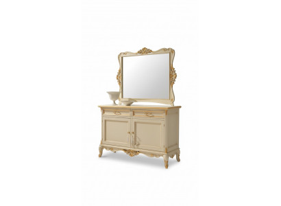Luxus Sideboard Spigel 2tlg Kommouden Wunnzëmmer Design Miwwel Béisch