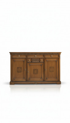 Klassesche Schaf Massivholz Miwwel Sideboard Italienesch Ariichtung