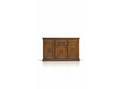Klassesche Schaf Massivholz Miwwel Sideboard Italienesch Ariichtung