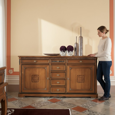 Säitenschaf Miwweldesign Klassesch Kommoden Holz Braun Luxus Holz Schaf