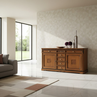 Säitenschaf Miwweldesign Klassesch Kommoden Holz Braun Luxus Holz Schaf