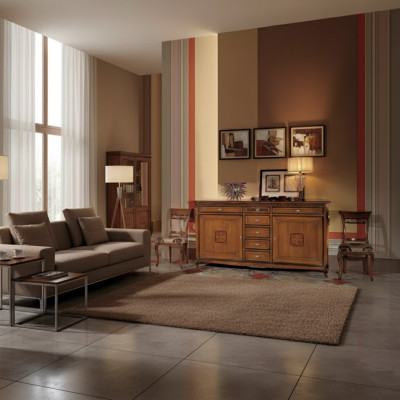 Luxe Schränk Miwwelen Holzschaf Italienesch Sideboard Kommod Schaf