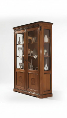Italienesch Miwwelen Design Holz Klassesch Stil Vitrinn Schaf Regal