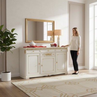 Sideboard Tirangen Holz Sideboard Schaf Massiv Miwwel Wunnzëmmer Nei