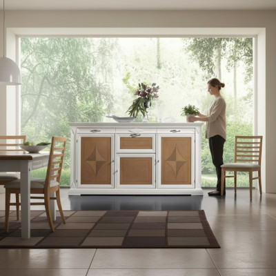 Sideboard Klassesch Schaf Holz Miwwel Italienesch Ariichtung Nei